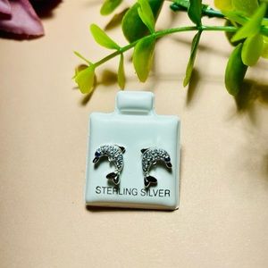 925 silver earrings with zirconia stones different models